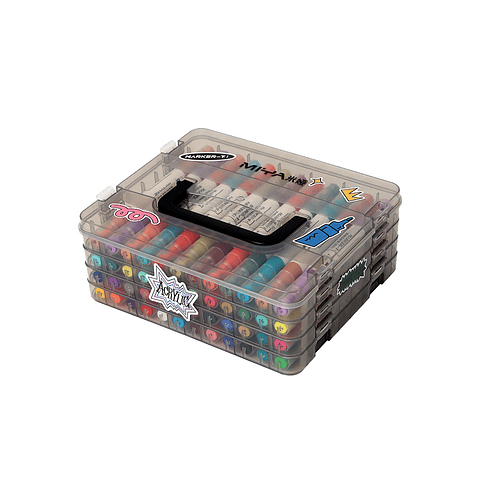 MARCADORES DE ACRILICO MIYA (DOBLE PUNTA) 48 UNDS