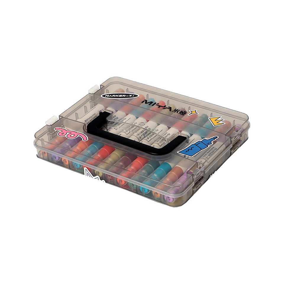 MARCADORES DE ACRILICO MIYA (DOBLE PUNTA) 12 UNDS 1