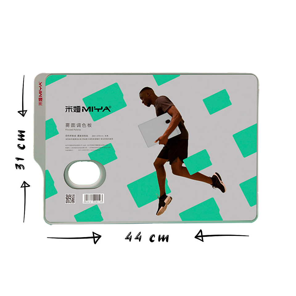 MIYA PALETA DE PINTURA PLÁSTICA 31 x 44 CM 2