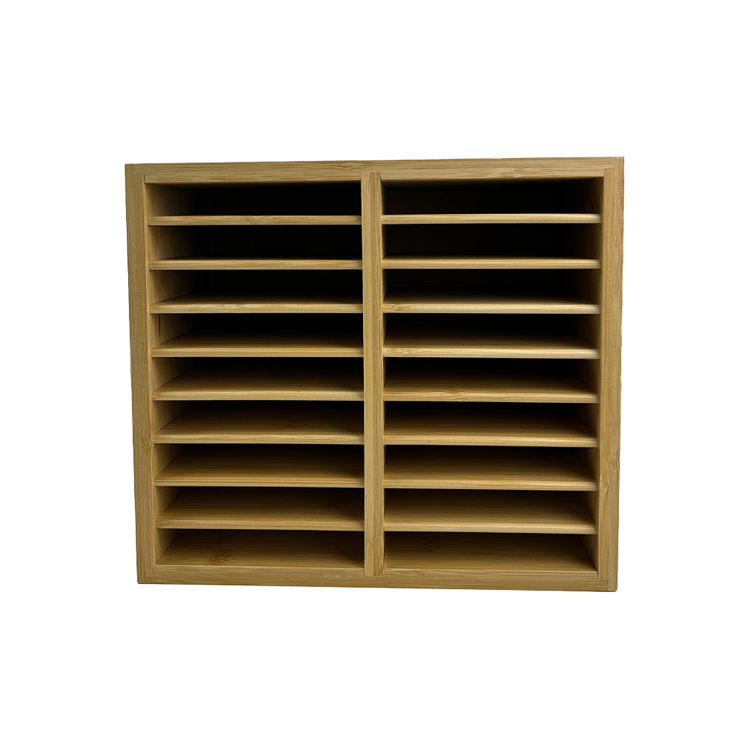 OHUHU ORGANIZADOR DE MARCADORES DE BAMBÚ PARA 126 UNIDADES  3