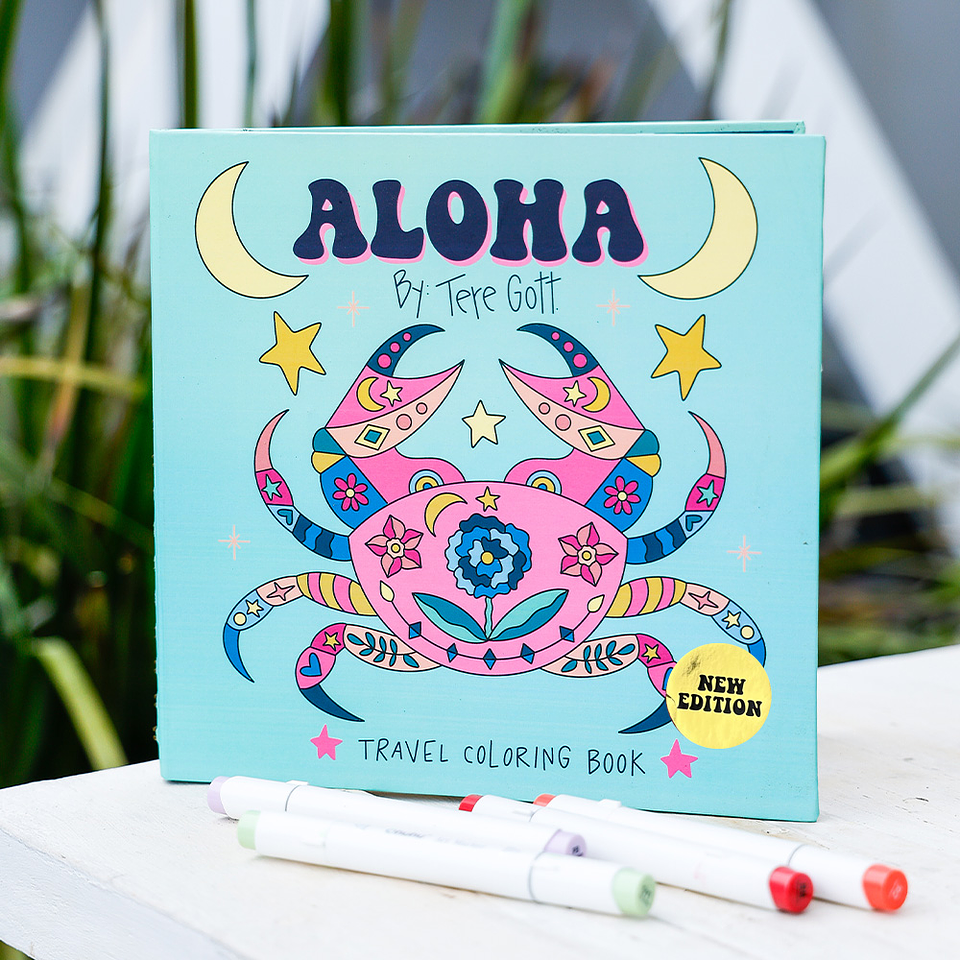 LIBRO PARA COLOREAR ALOHA TERE GOTT 1