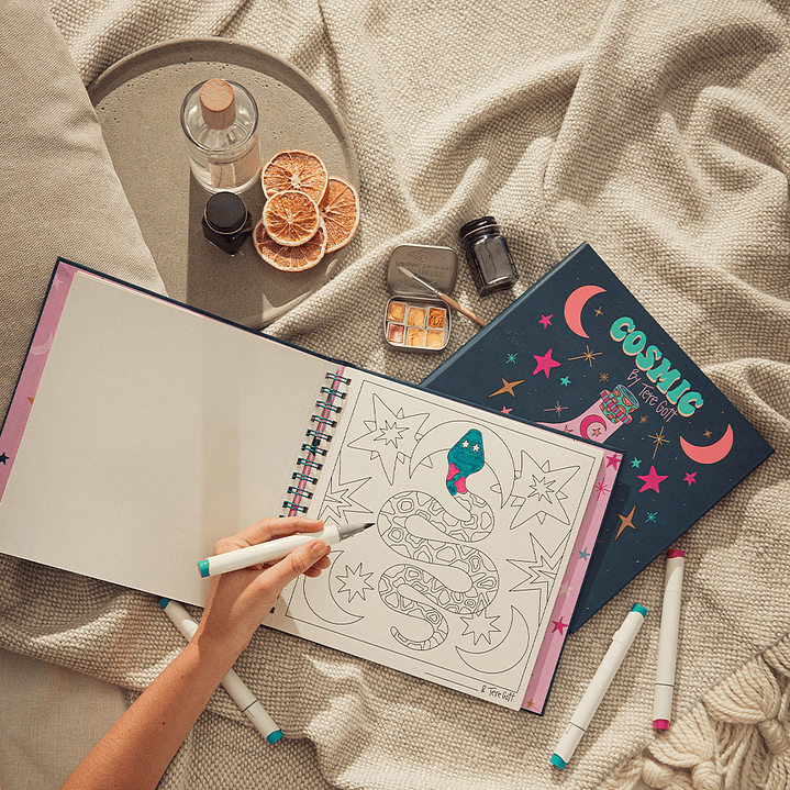 LIBRO PARA COLOREAR COSMIC 5