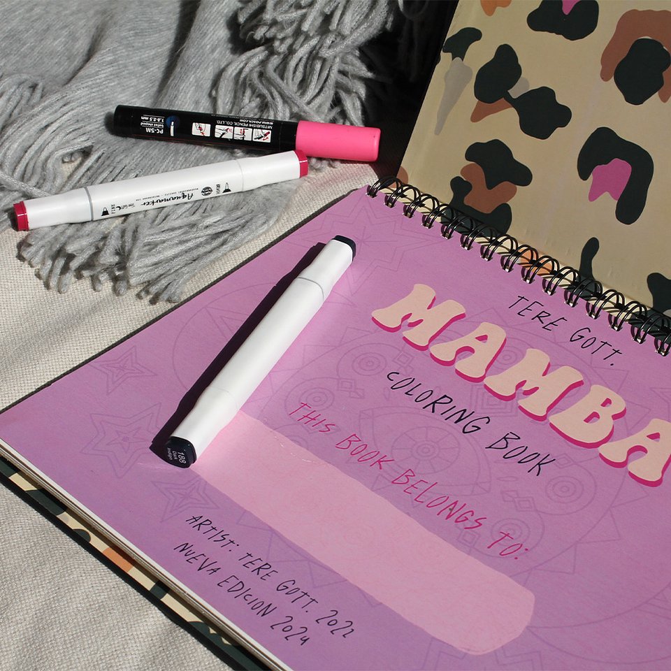 LIBRO PARA COLOREAR MAMBA TERE GOTT 3