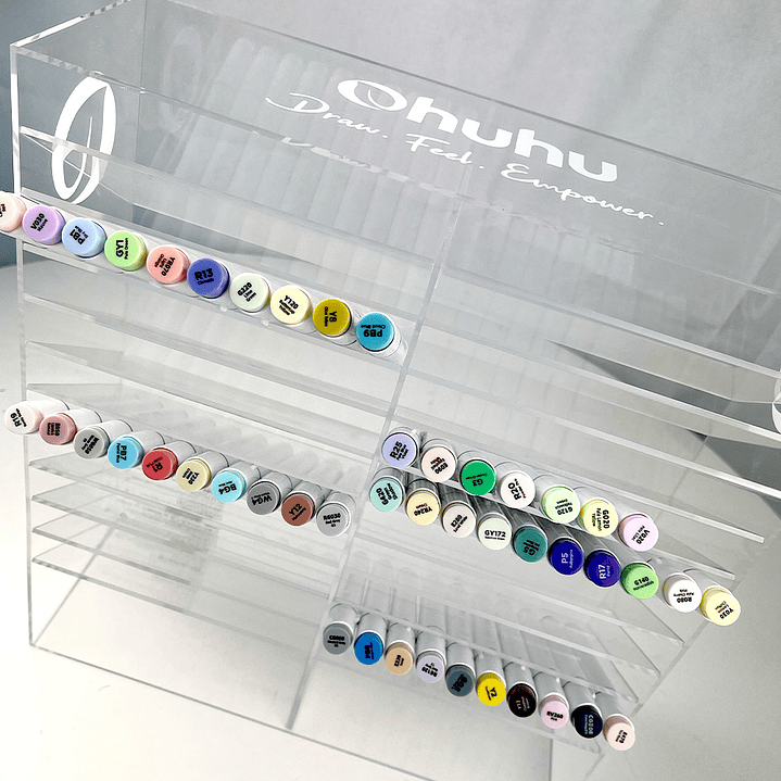 OHUHU ORGANIZADOR DE MARCADORES DE ACRÍLICO 5