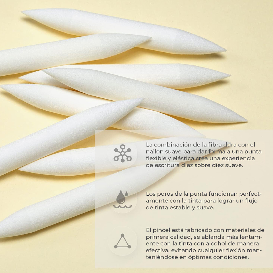 PUNTAS DE RECAMBIO PARA PINCELES OHUHU DE LA SERIE HONOLULU Y HONOLULU B 3