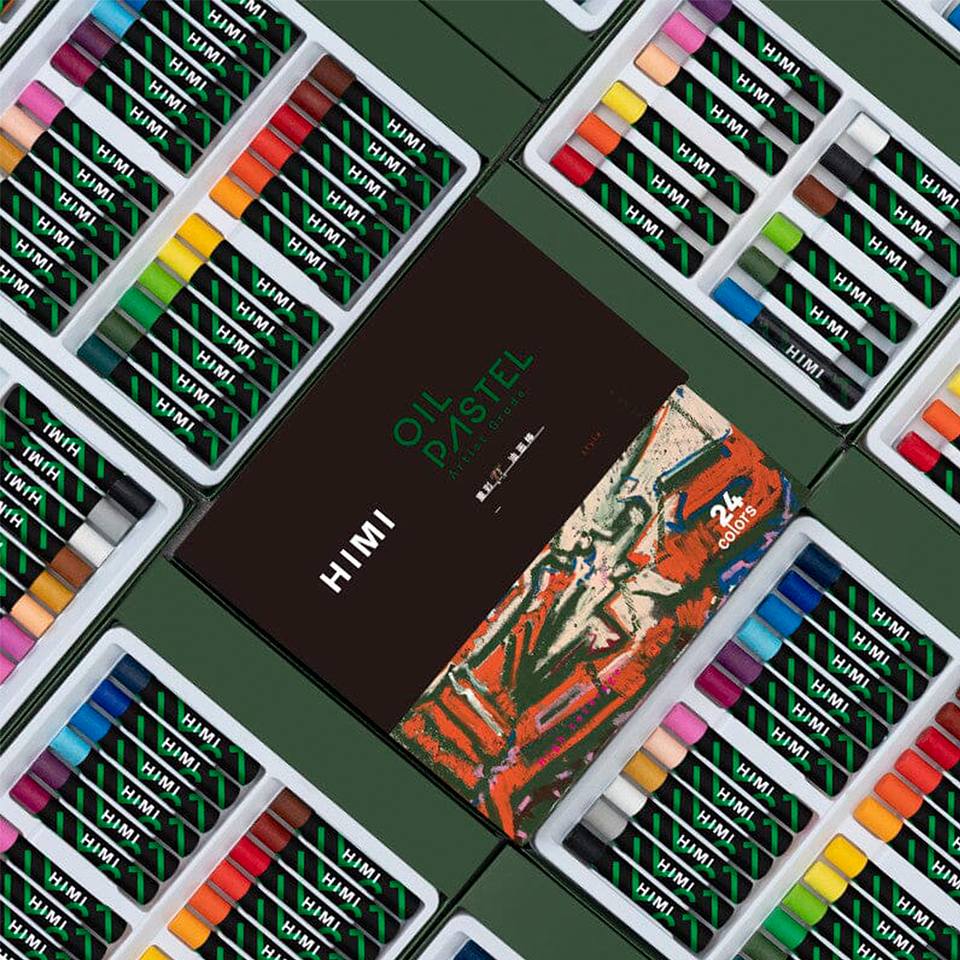 HIMI COLOR OIL PASTEL 24 COLORS 1