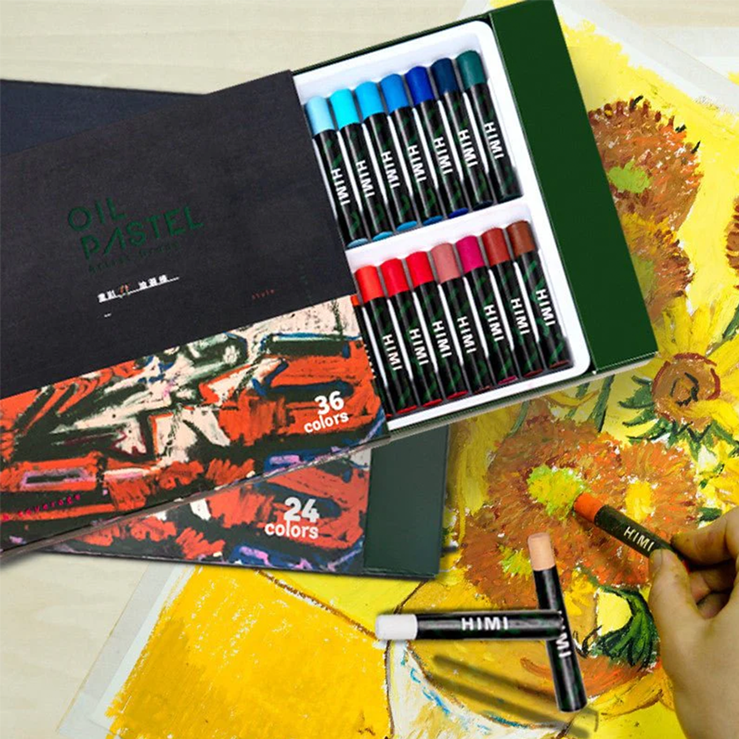HIMI COLOR OIL PASTEL 24 COLORS 3