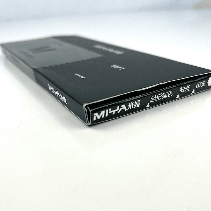 LÁPIZ DE CARBÓN MIYA SERIE M 10 UNDS MEDIO SUAVE 5