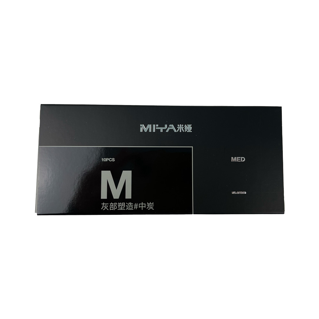 LÁPIZ DE CARBÓN MIYA SERIE M 10 UNDS MEDIO DURO 3