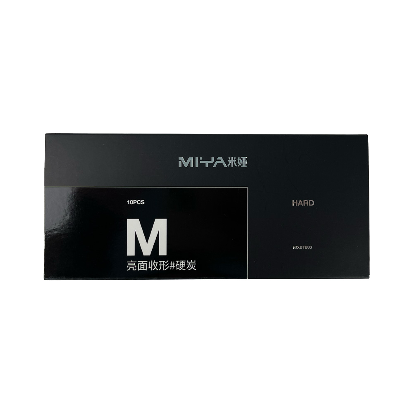 LÁPIZ DE CARBÓN MIYA SERIE M 10 UNDS DURO 2