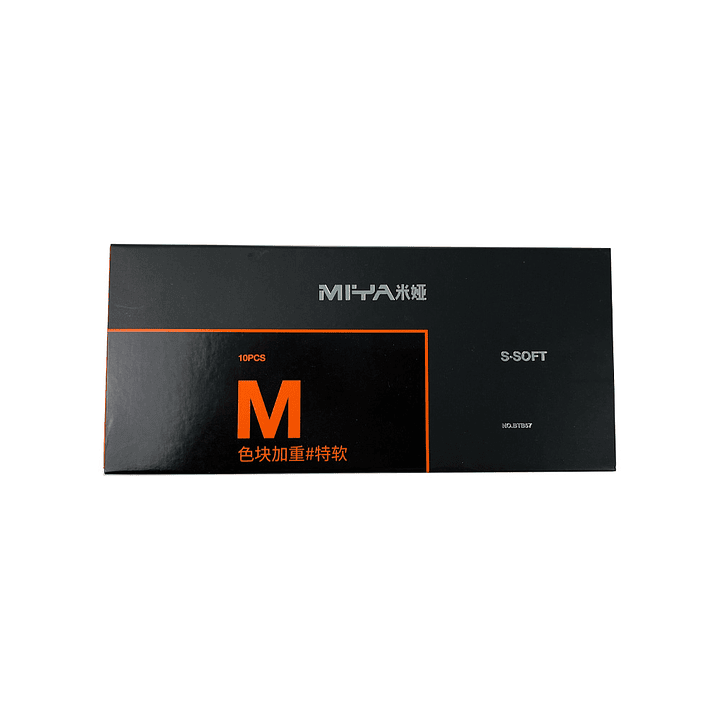 LÁPIZ DE CARBÓN MIYA SERIE M 10 UNDS ULTRA SUAVE CAJA NEGRA  2