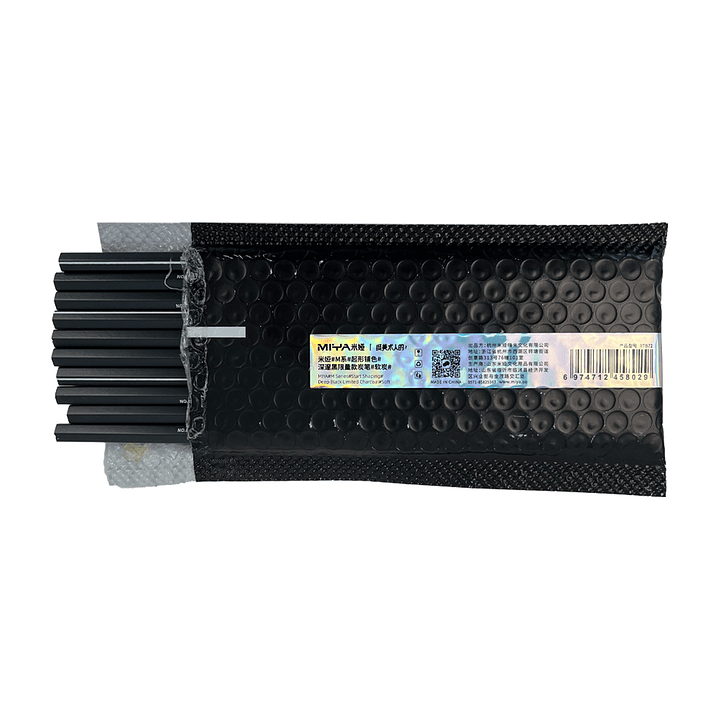 LÁPIZ DE CARBÓN MIYA SERIE M 10 UNDS SUAVE 3