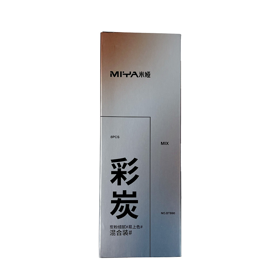 LÁPIZ DE CARBÓN DE COLOR MIYA SERIE M 8 UNDS 4