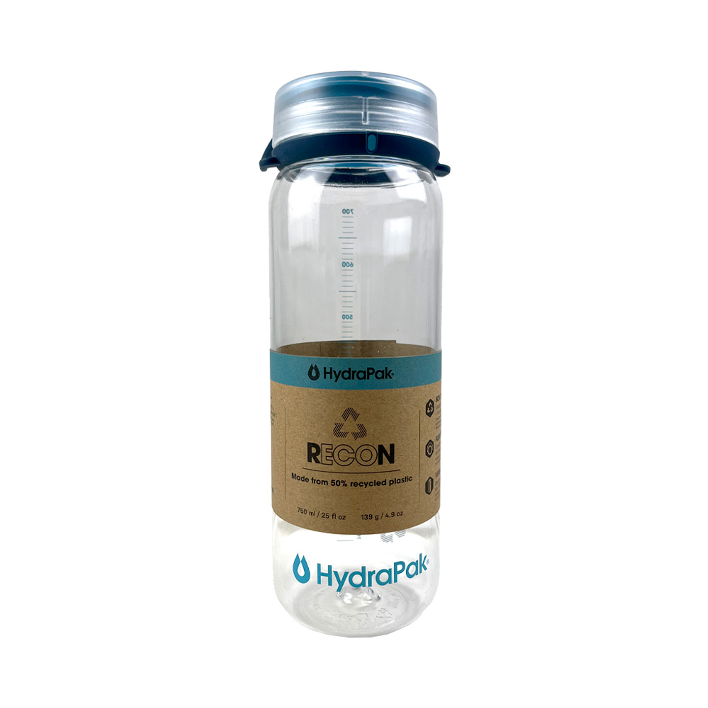 BOTELLA DE HIDRATACION ECOLÒGICAS RECON NAVY/CYAN 750ML 1