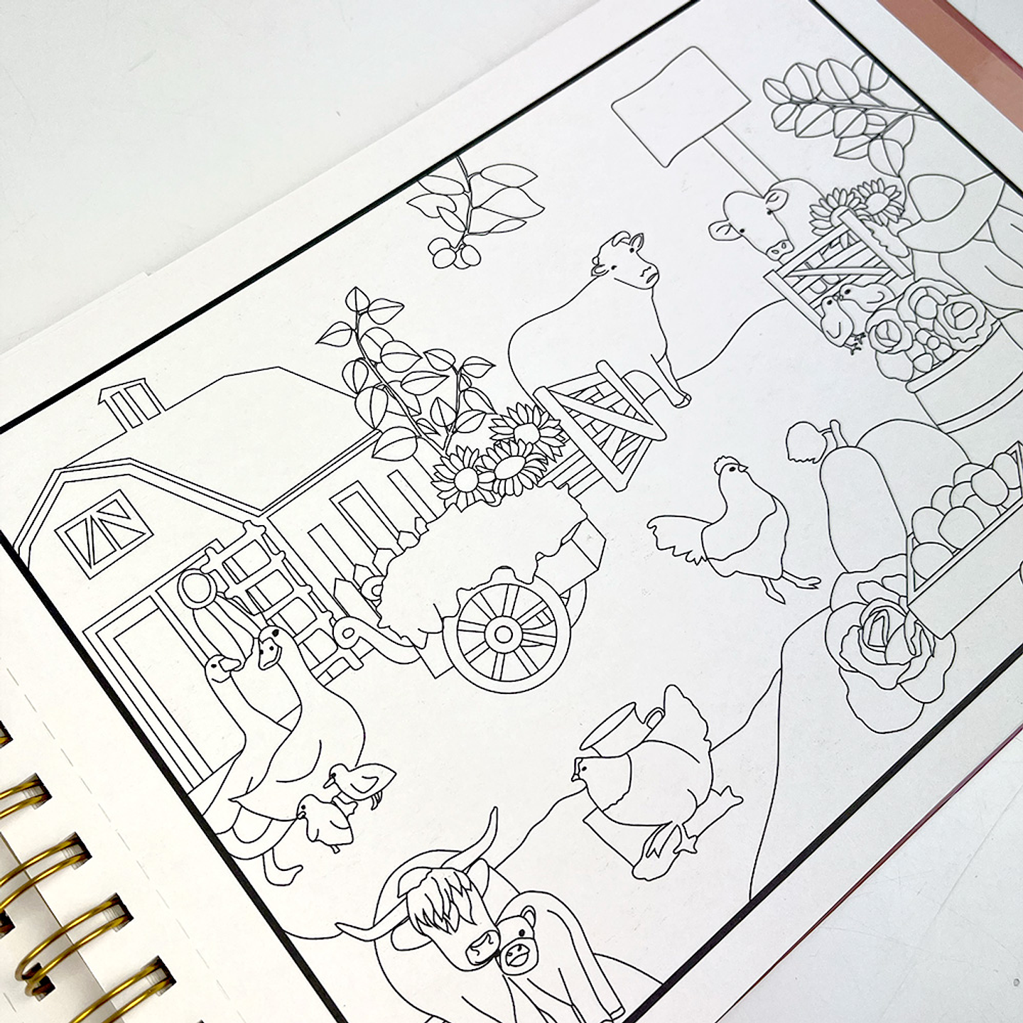 SCENES & LANDSCAPES COLORING BOOK  4