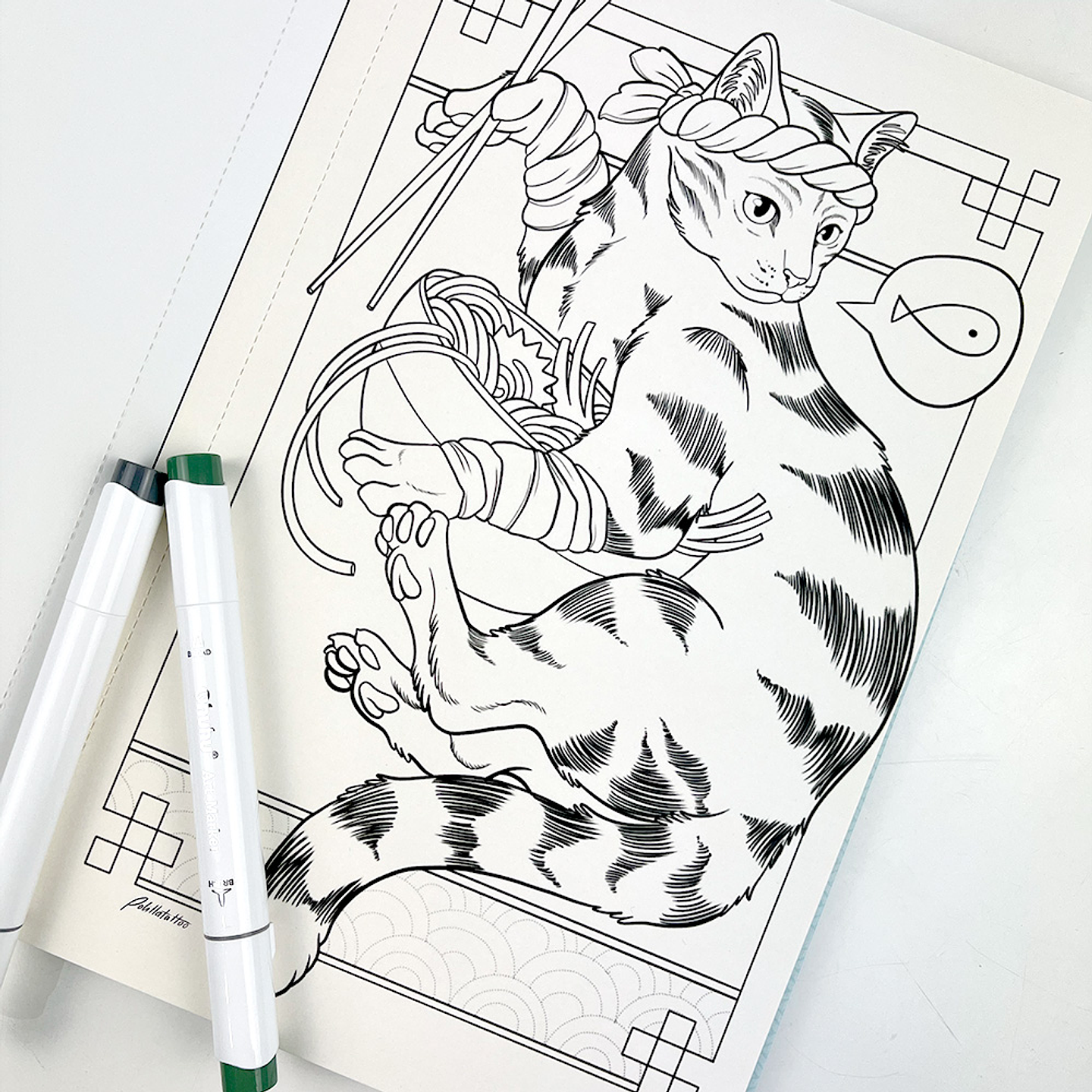 LIBRO KAWAII COLORING BOOK POR POLILLATATTOO 9789564185491 3