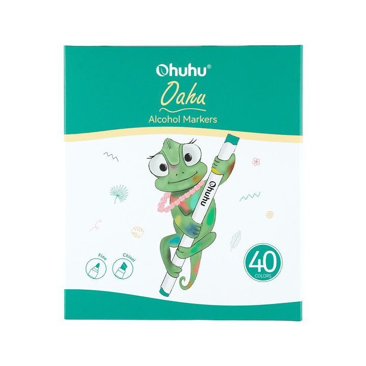 OHUHU 40 MARCADORES DE ALCOHOL + 1 BLENDER FINA & BISELADA 4