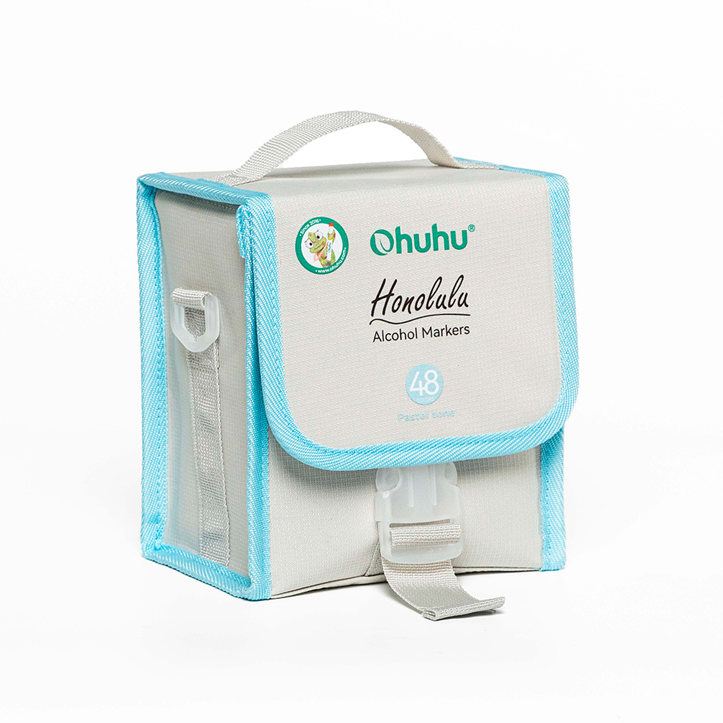 OHUHU 48 MARCADORES DE ALCOHOL PASTEL + 1 BLENDER PINCEL & BISELADA 2