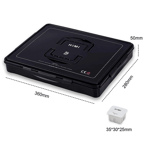 HIMI SET GOUACHE 56 COLORES / 30GR ESTUCHE NEGRO 