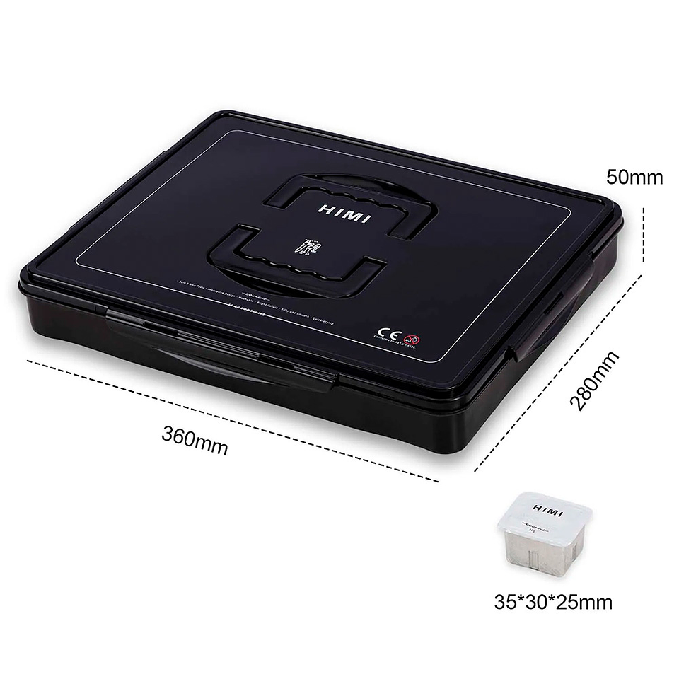 HIMI SET GOUACHE 56 COLORES / 30GR ESTUCHE NEGRO  2