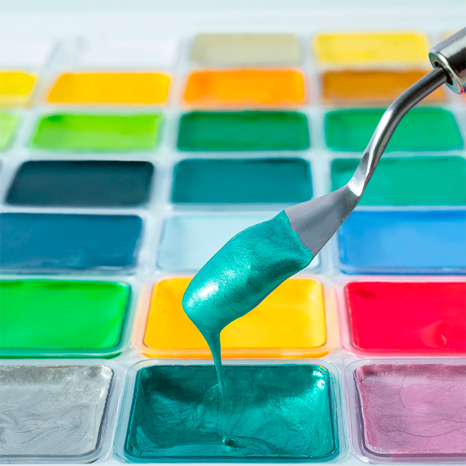 HIMI SET GOUACHE 56 COLORES / 30GR ESTUCHE NEGRO  3