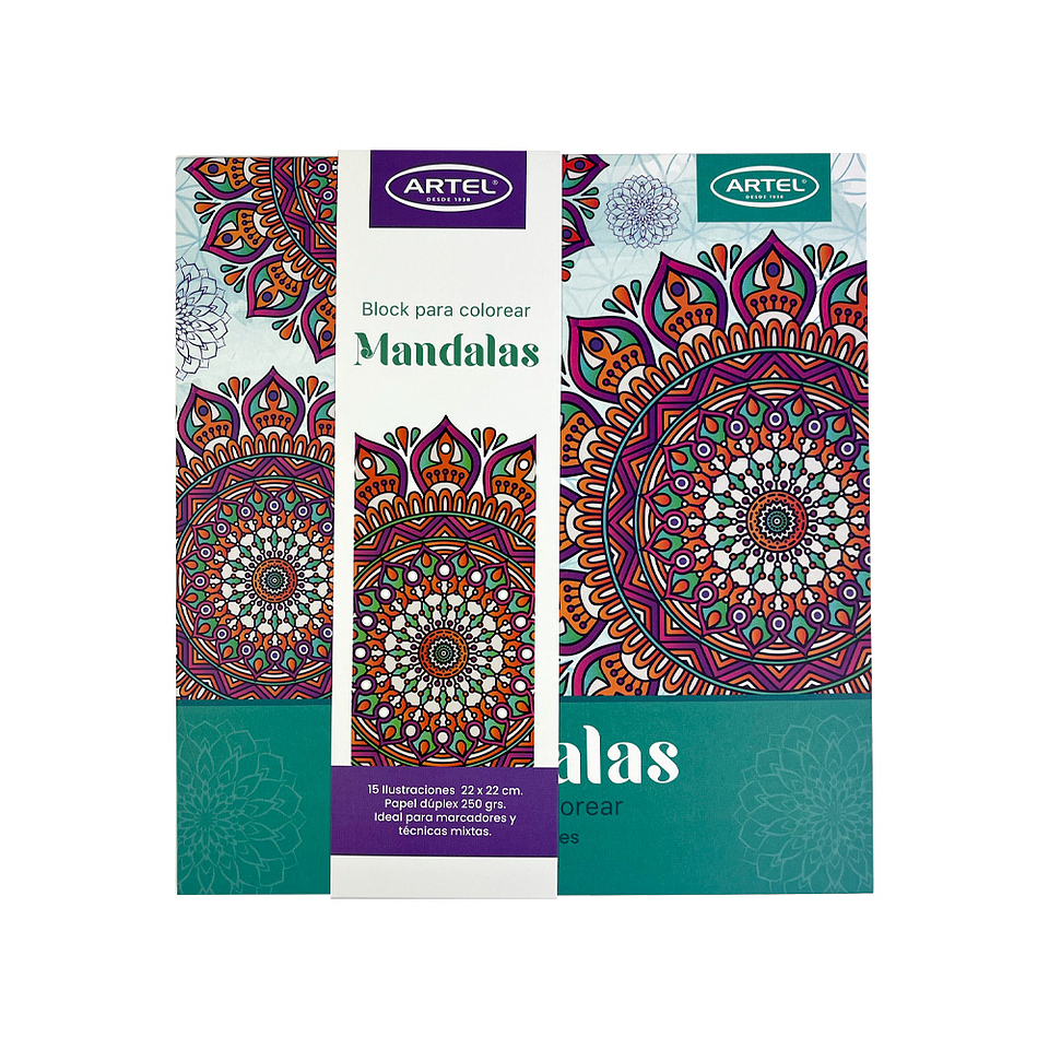 BLOCK PARA COLOREAR MANDALAS  1