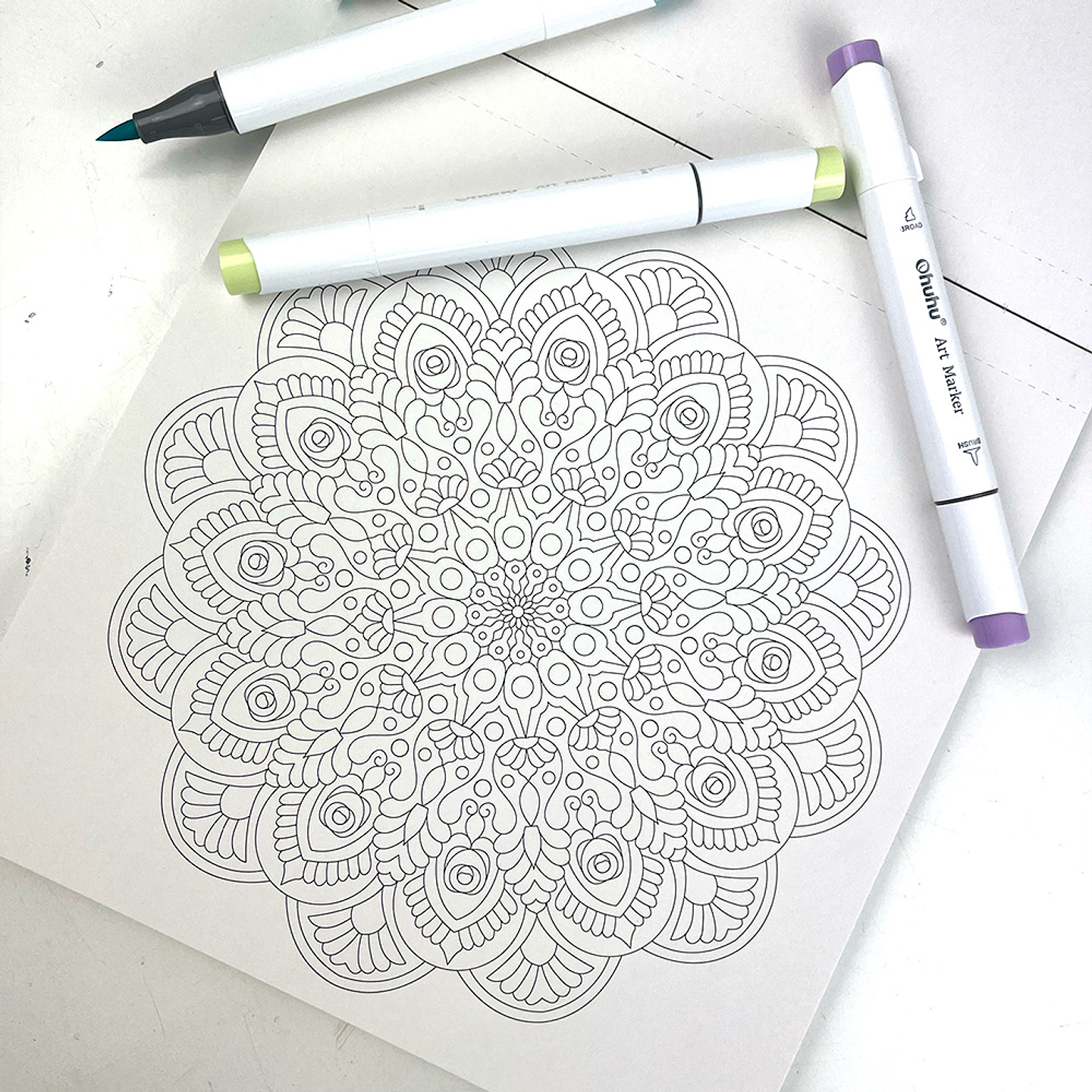 BLOCK PARA COLOREAR MANDALAS  3