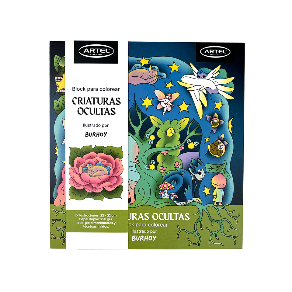 BLOCK PARA COLOREAR CRIATURAS OCULTAS  1