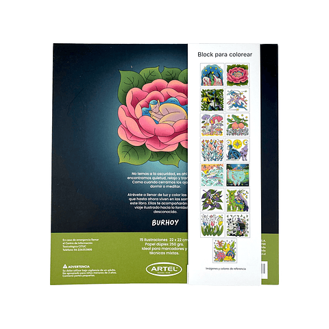 BLOCK PARA COLOREAR CRIATURAS OCULTAS 