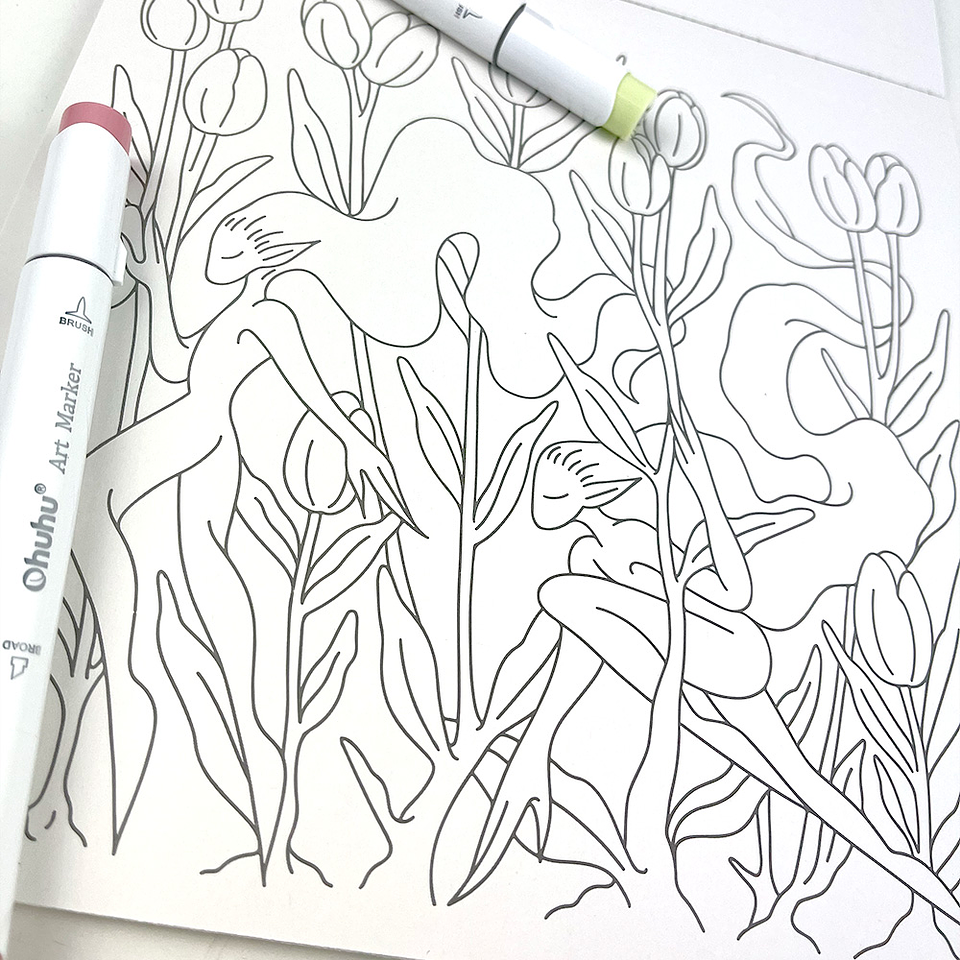 BLOCK PARA COLOREAR CRIATURAS OCULTAS  3