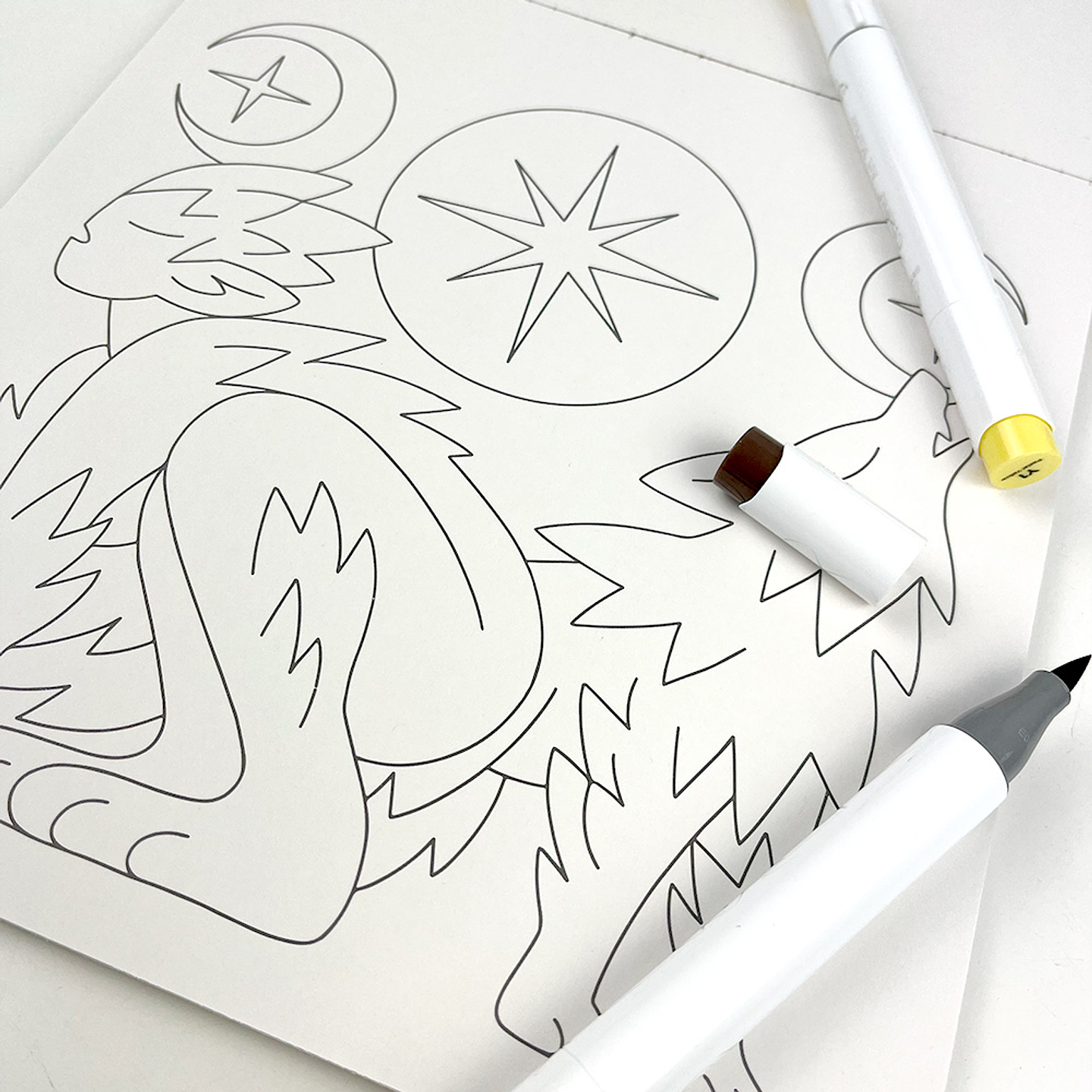 BLOCK PARA COLOREAR CRIATURAS OCULTAS  5