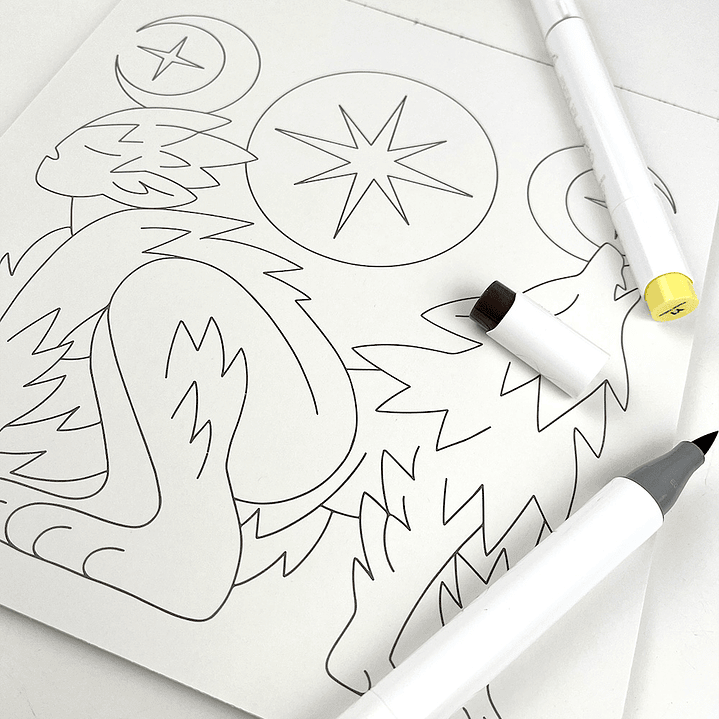 BLOCK PARA COLOREAR CRIATURAS OCULTAS  5