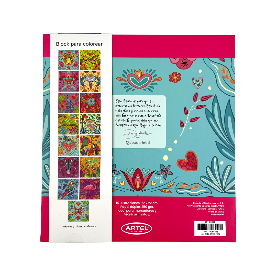 BLOCK PARA COLOREAR MAGIA TROPICAL  2