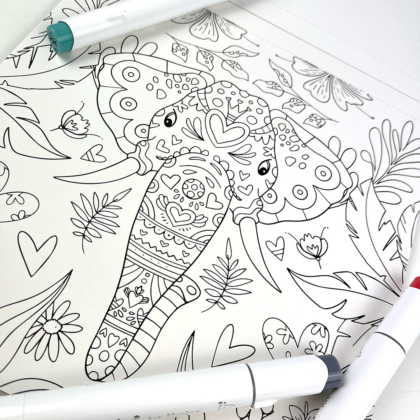 BLOCK PARA COLOREAR MAGIA TROPICAL  3