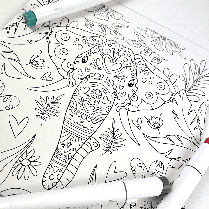 BLOCK PARA COLOREAR MAGIA TROPICAL  3