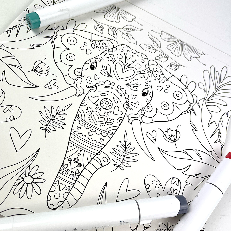 BLOCK PARA COLOREAR MAGIA TROPICAL  3