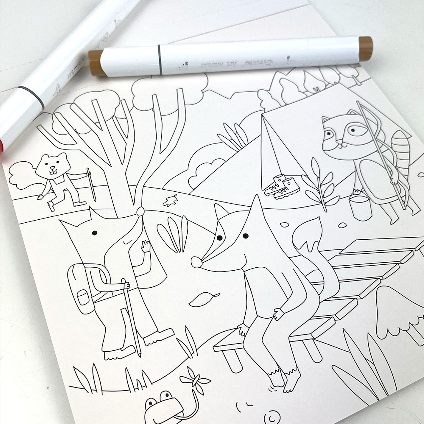 BLOCK PARA COLOREAR AVENTURAS SALVAJES  4