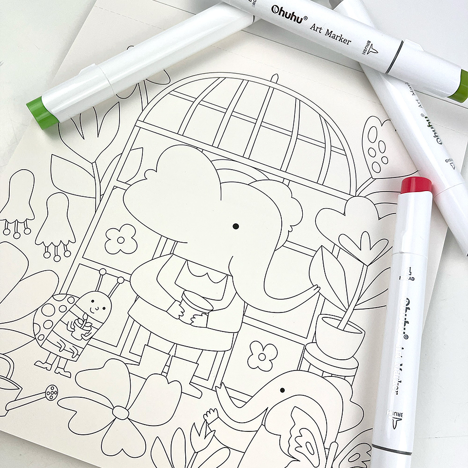 BLOCK PARA COLOREAR AVENTURAS SALVAJES  5