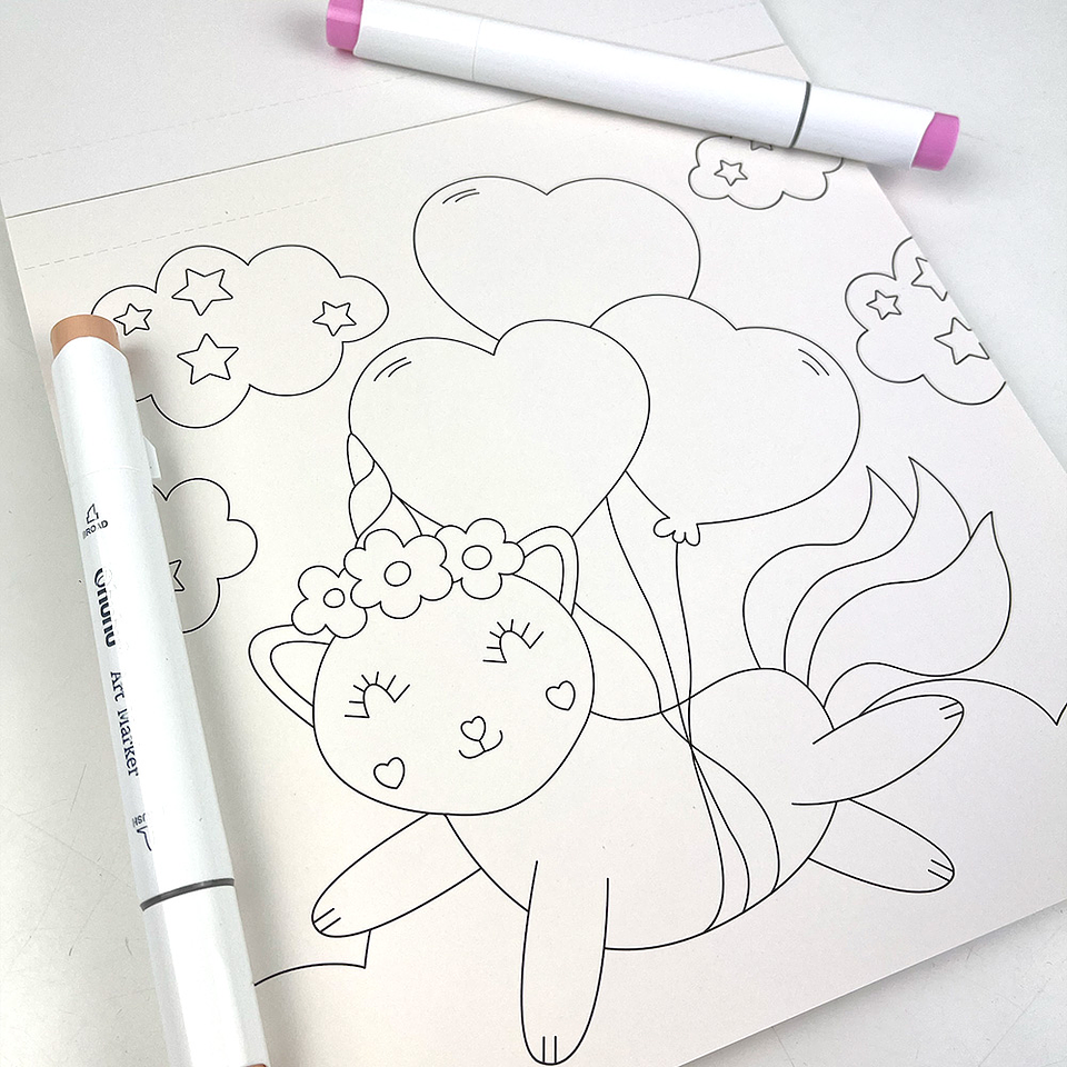 BLOCK PARA COLOREAR UNICORNIOS Y MAGIA  3