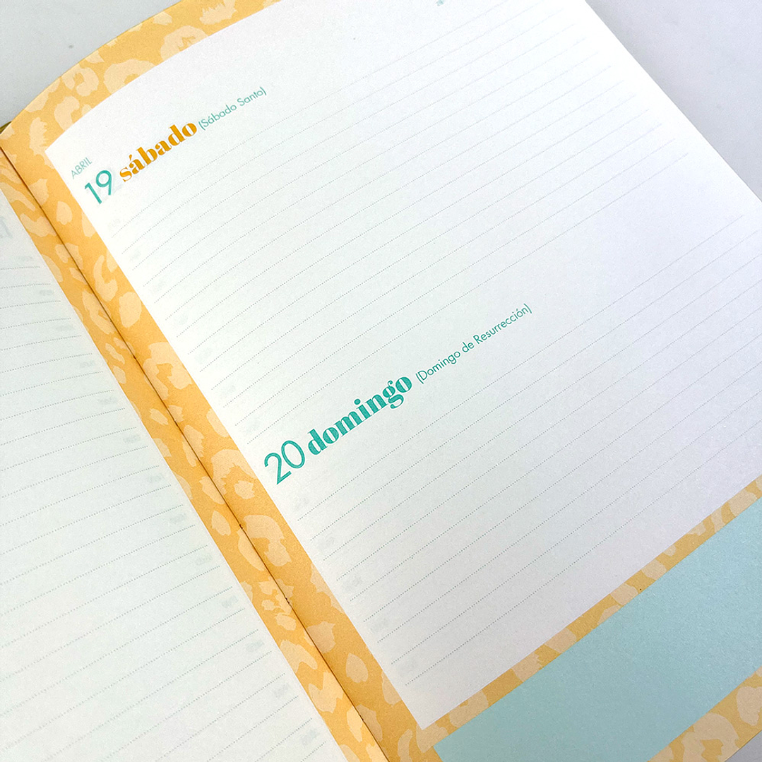 AGENDA DIARIA 2025 ANIMAL PRINT  6
