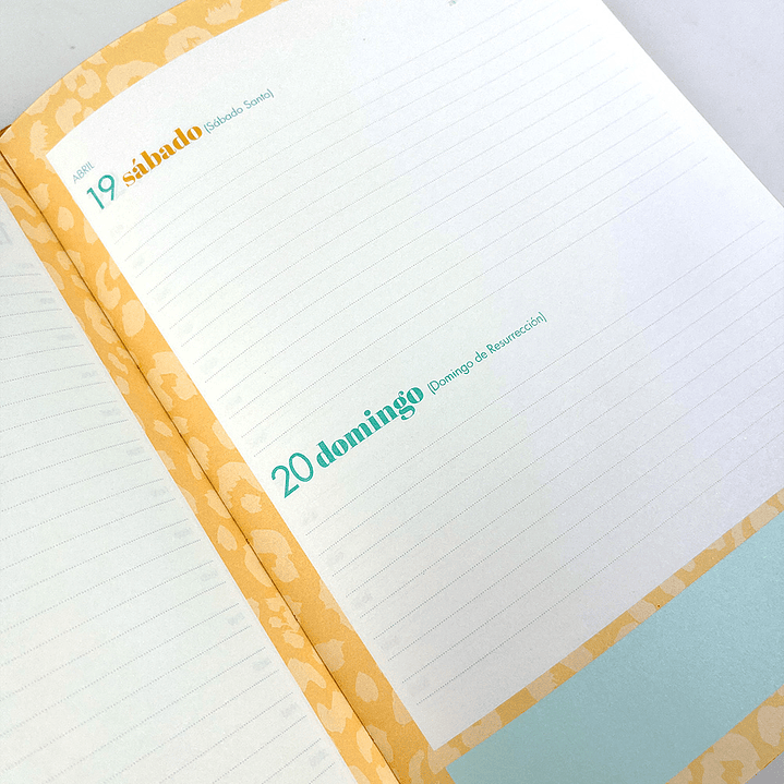 AGENDA DIARIA 2025 ANIMAL PRINT  6