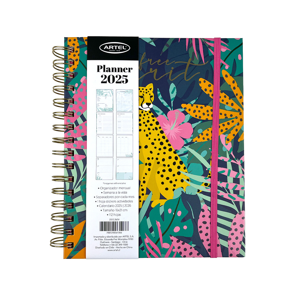 PLANNER 12 MESES 2025/STROPISELVA 16X21CM  1