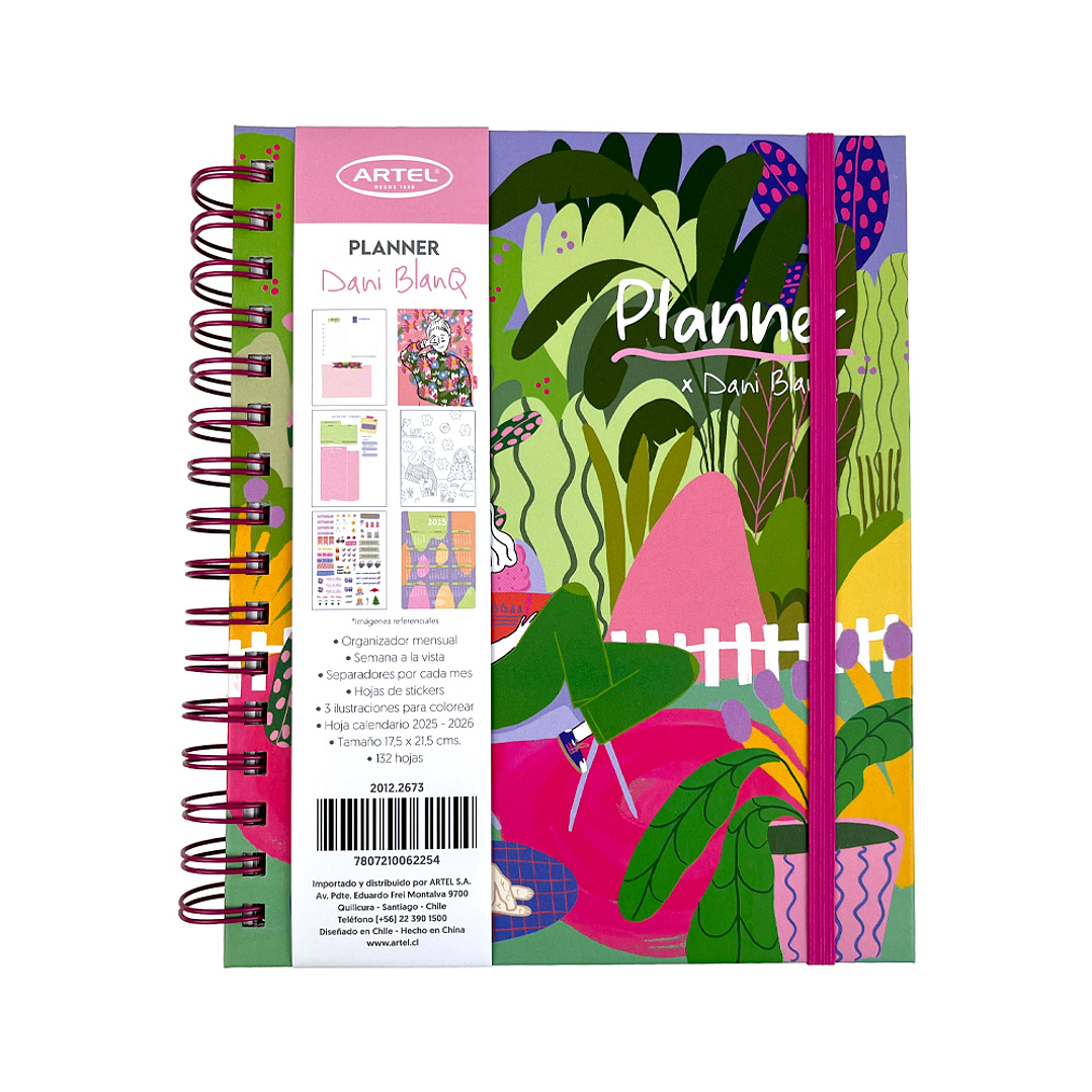 PLANNER 12 MESES 2025/ 17,5X21,5CM DANI BLANQ  1