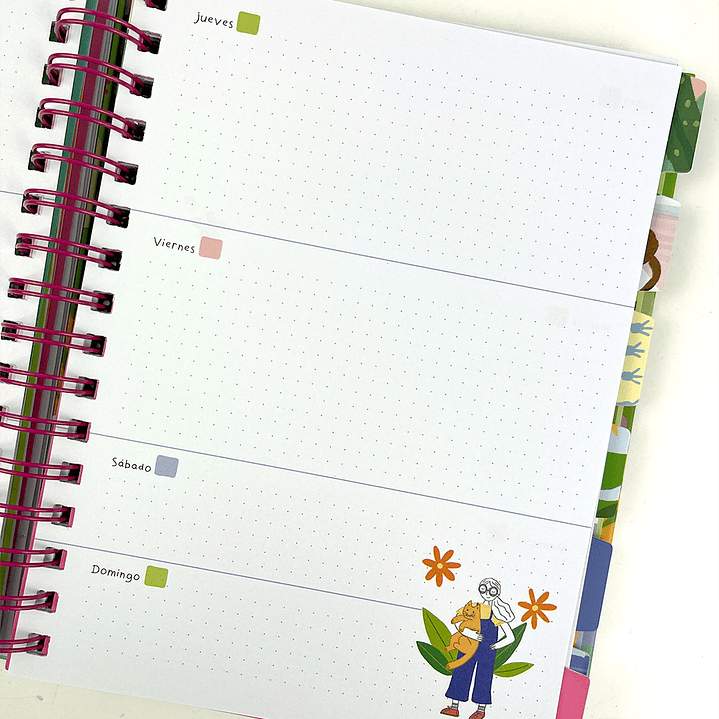 PLANNER 12 MESES 2025/ 17,5X21,5CM DANI BLANQ  5