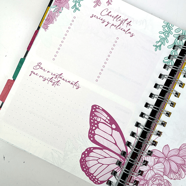 PLANNER 12 MESES 2025/BLACK FRIDA KAHLO 17,5X21,5CM  5