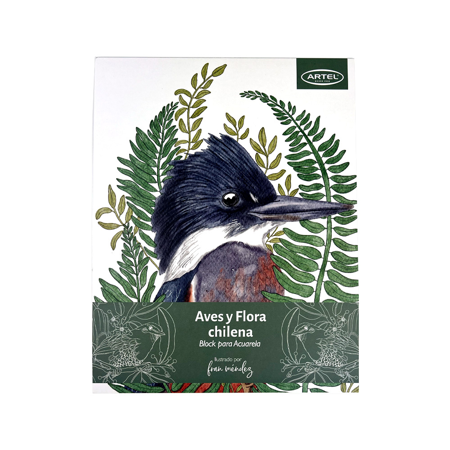 BLOCK PARA ACUARELAS AVES Y FLORA DE CHILE  1