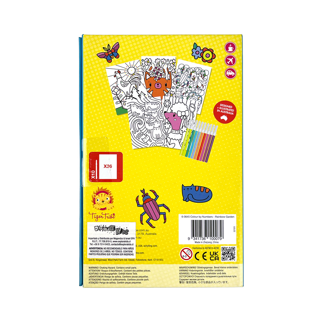 PINTAR POR NÚMEROS ARCOÍRIS  2