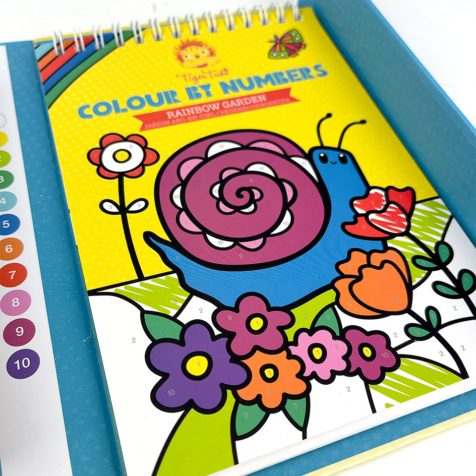 PINTAR POR NÚMEROS ARCOÍRIS  4