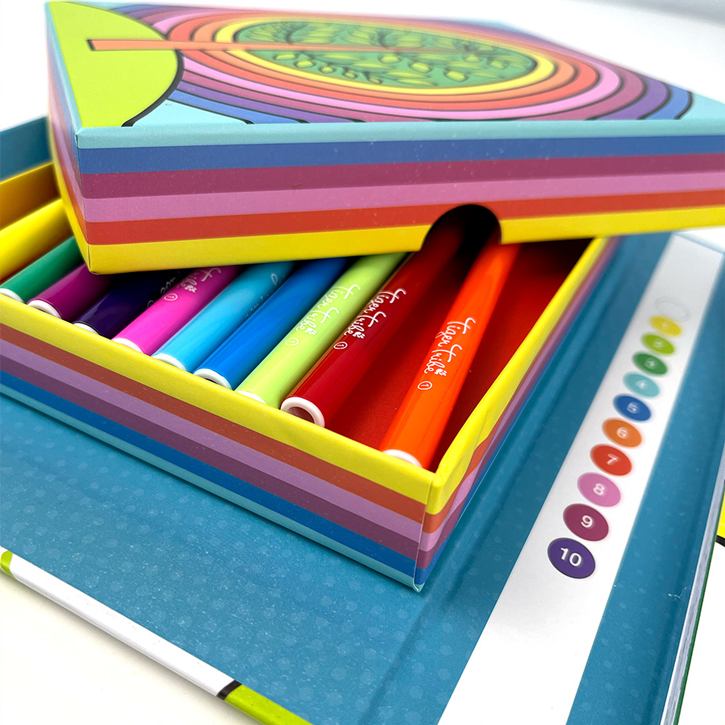 PINTAR POR NÚMEROS ARCOÍRIS  5