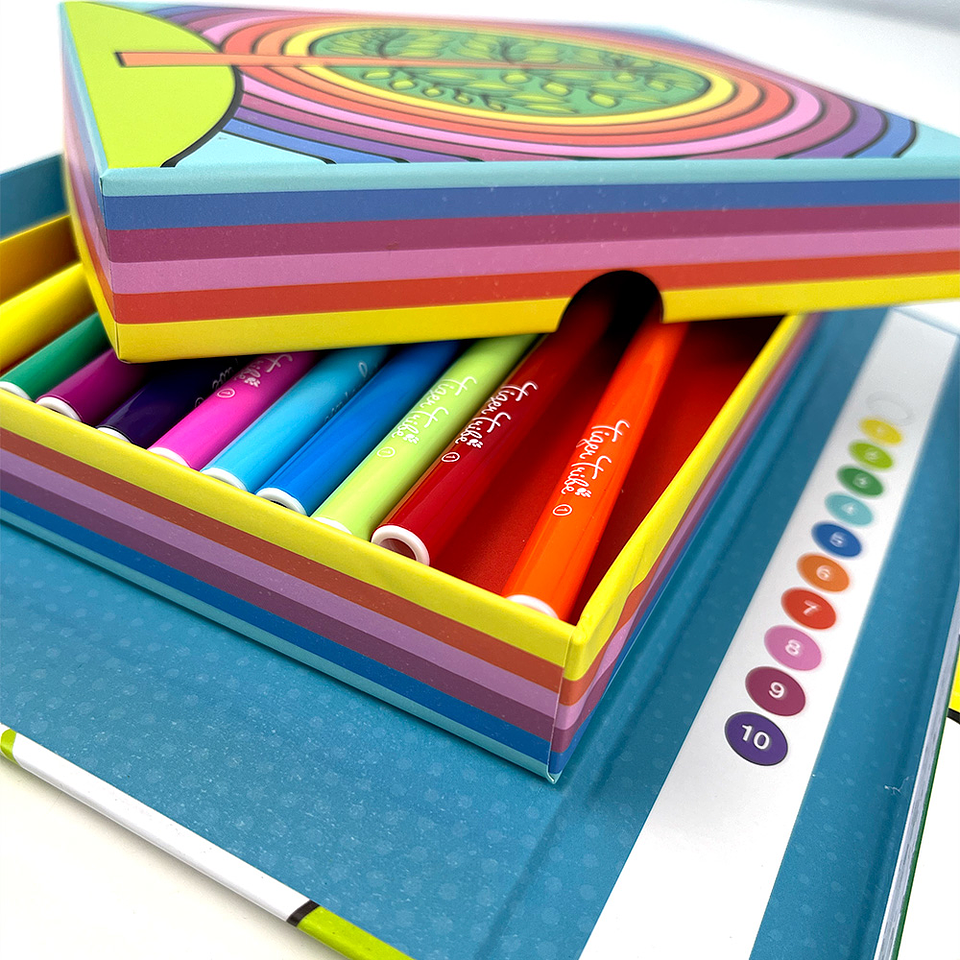 PINTAR POR NÚMEROS ARCOÍRIS  5